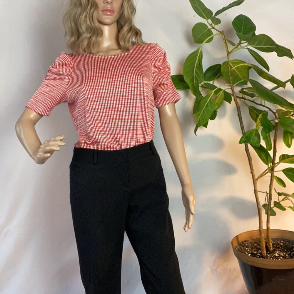 W5 Red/White Rouched Sleeve - Picture 3 of 8